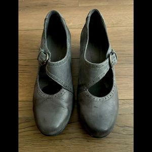 Clarks Bendables Mary Jane Pumps Leather Sz 9